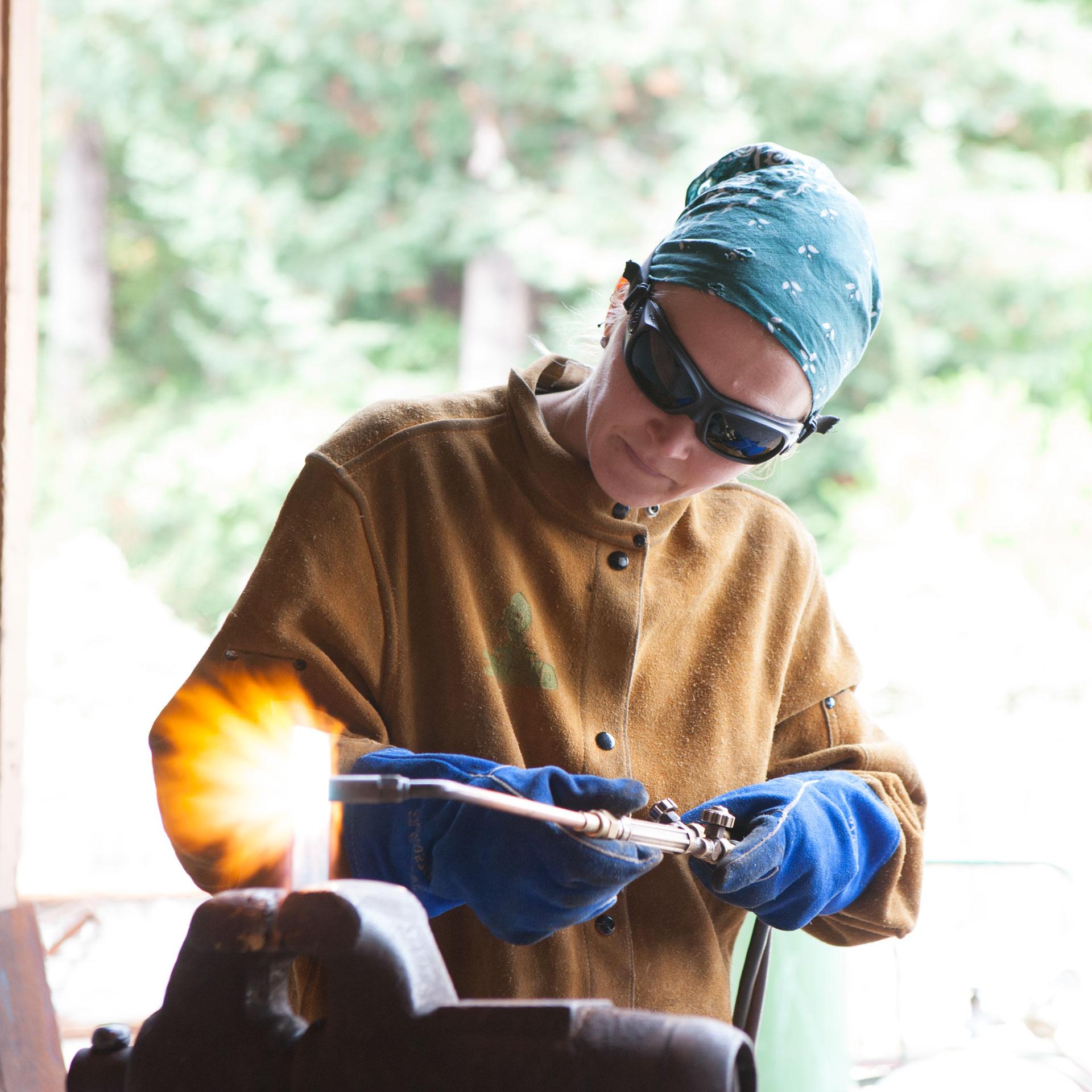 Welding on campus